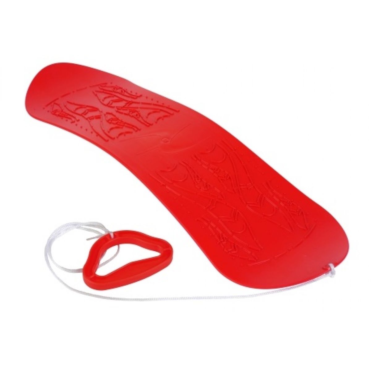 Plastkon Snowboard Skyboard tmavě červený