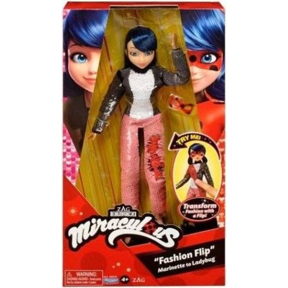 Playmates Miraculous Fashion Flip Beruška