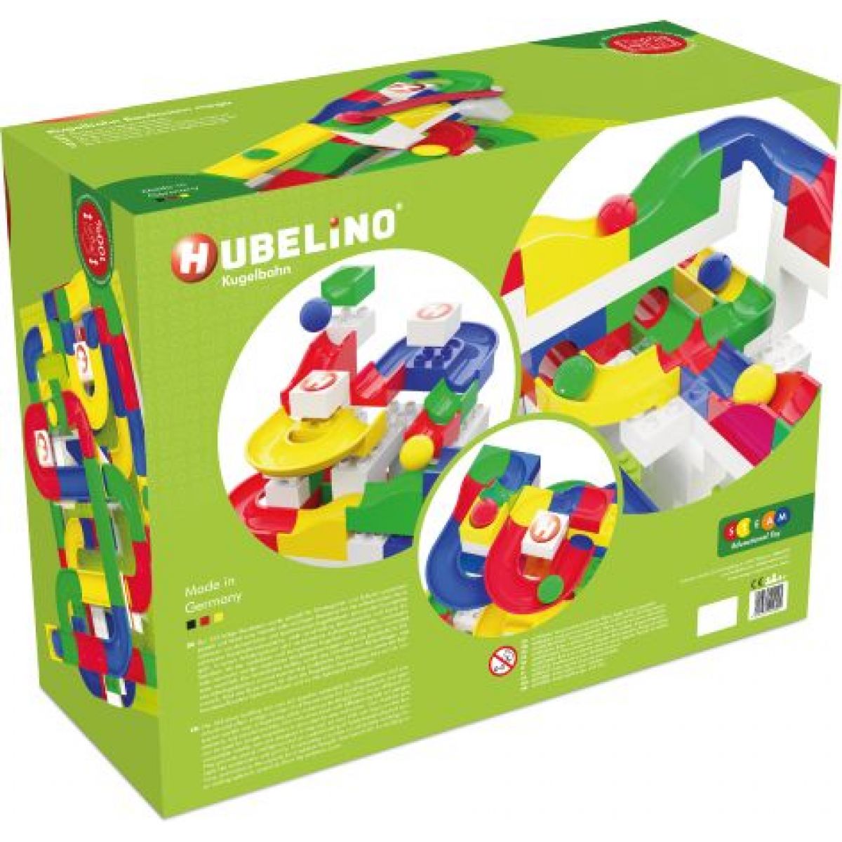 Hubelino KIGA Kuličková dráha - Stavební set 352 ks