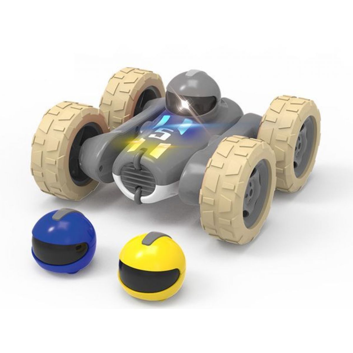 Alltoys RC obustranné auto 1 : 24 šedý