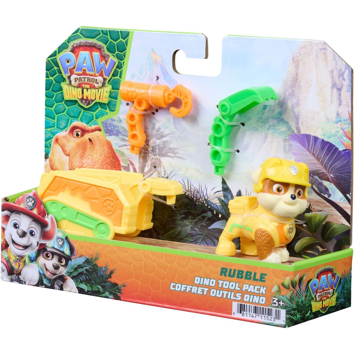 Spin Master Tlapková patrola Dino figurka s vozíkem Rubble