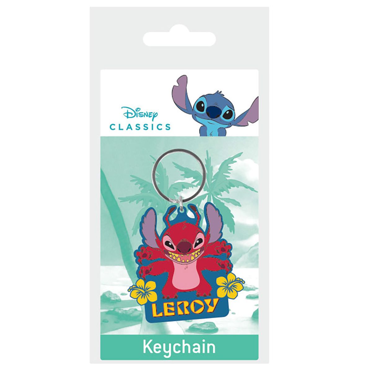 Pyramid International Lilo a Stitch Gumová klíčenka Leroy