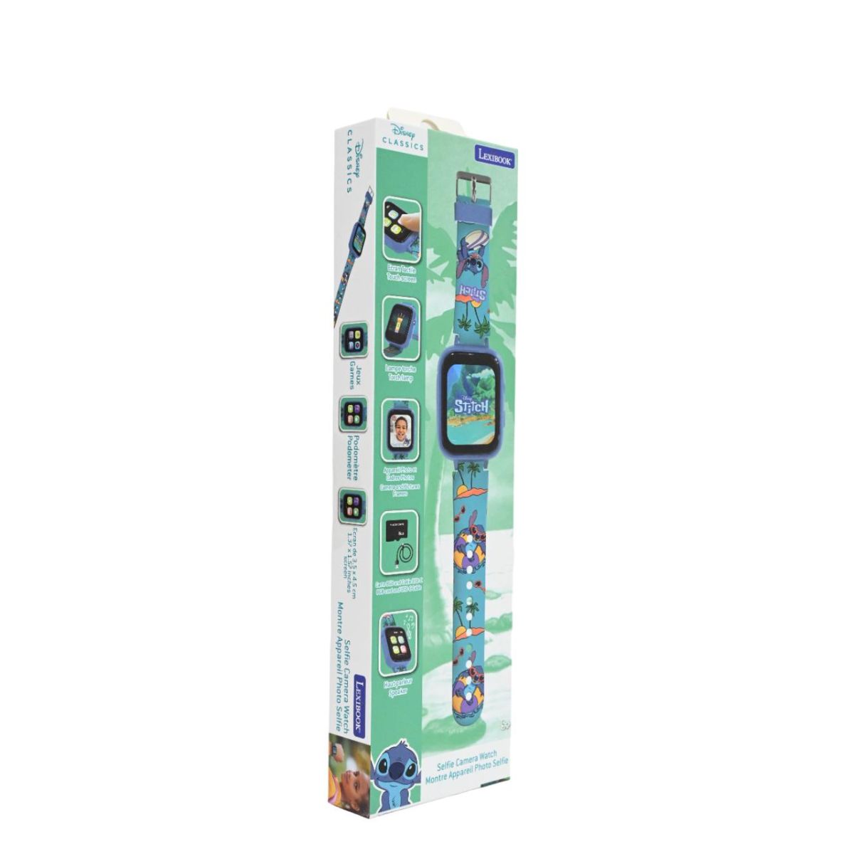 Lexibook Hodinky s kamerou Stitch a 8GB SD kartou