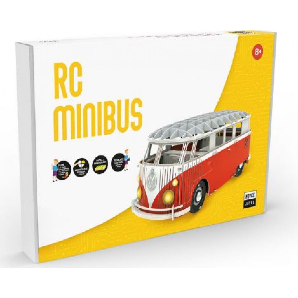 RC Minivan červený