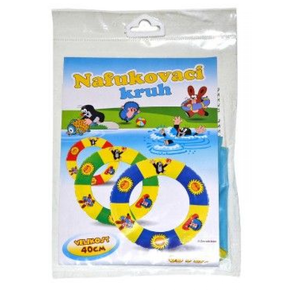 Wiky Krteček Kruh 40 cm - modrá/žlutá