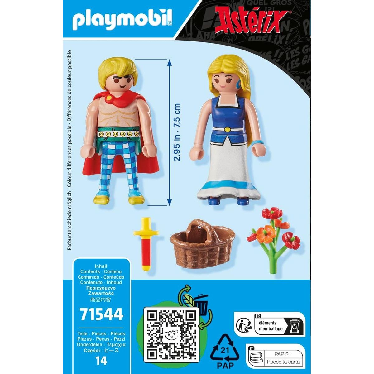 PLAYMOBIL® 71544 Asterix: Tragikomix a Halabala