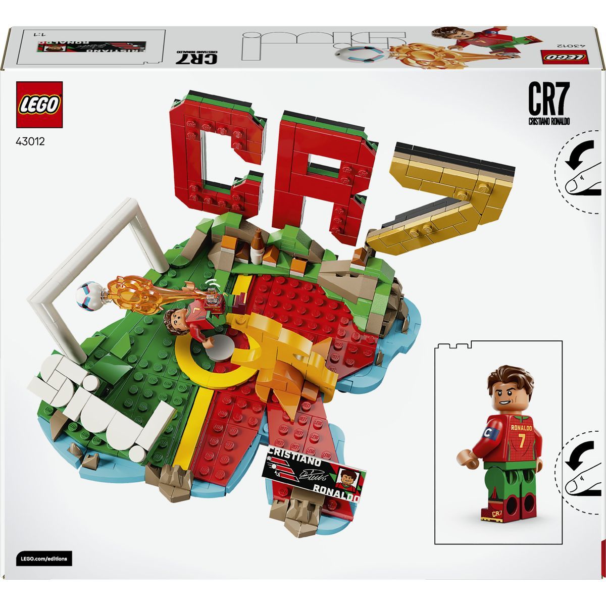 LEGO® Editions 43012 Cristiano Ronaldo - Hvězdné momenty fotbalu