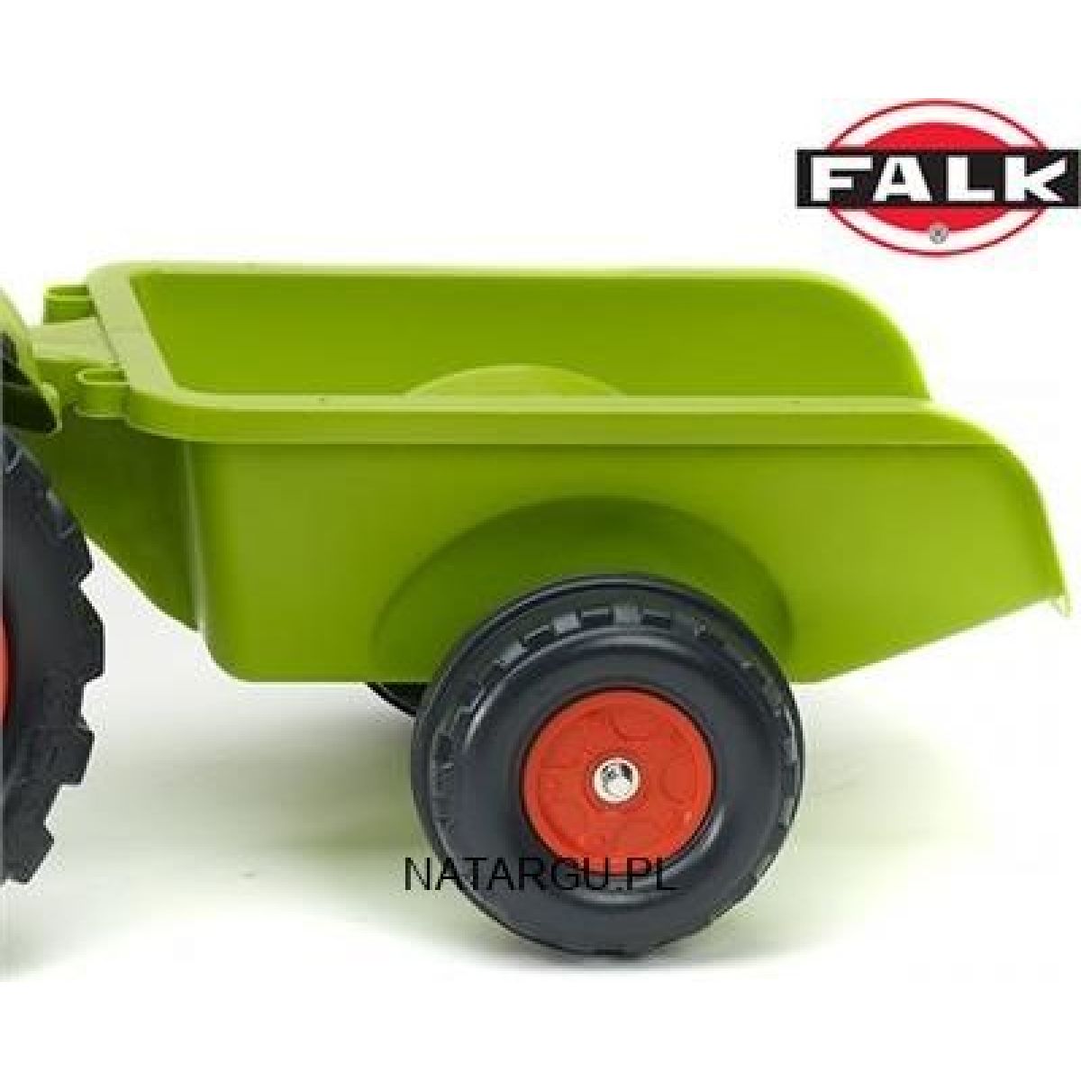 Falk Traktor Claas Arion 410 s valníkem zelený