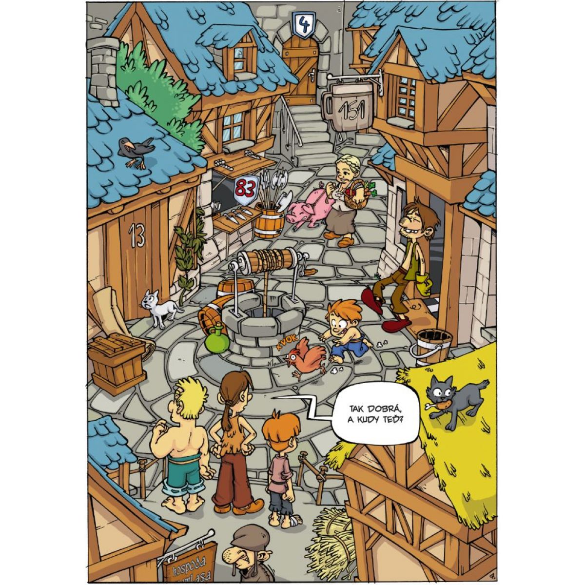Komiks, v němž jsi hrdinou Rytíři