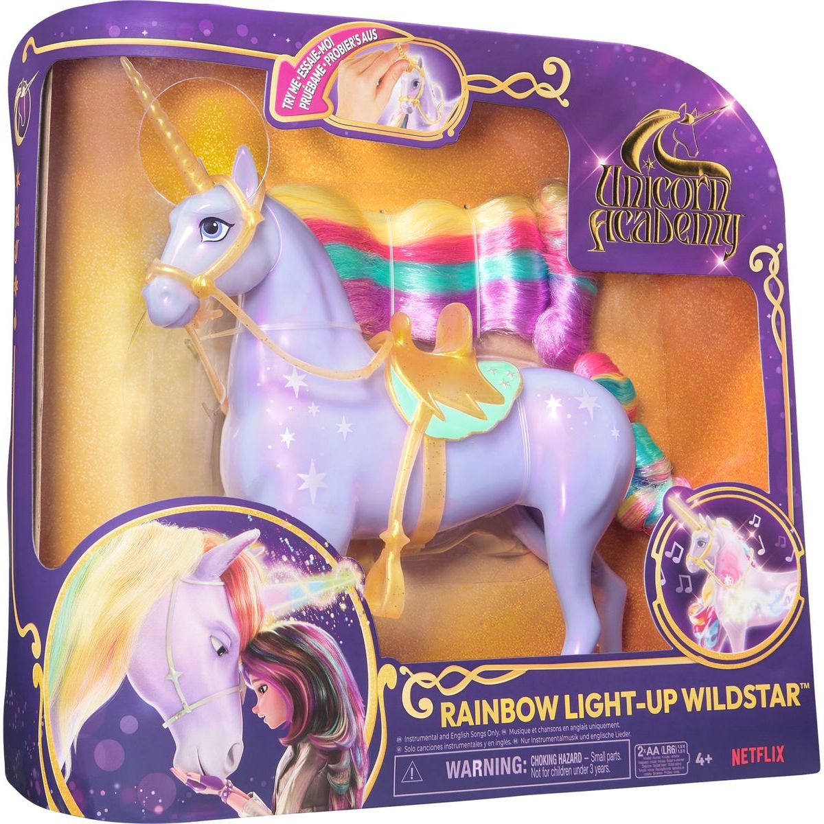 Spin Master Jednorožčí akademie světelný jednorožec Wildstar 28 cm