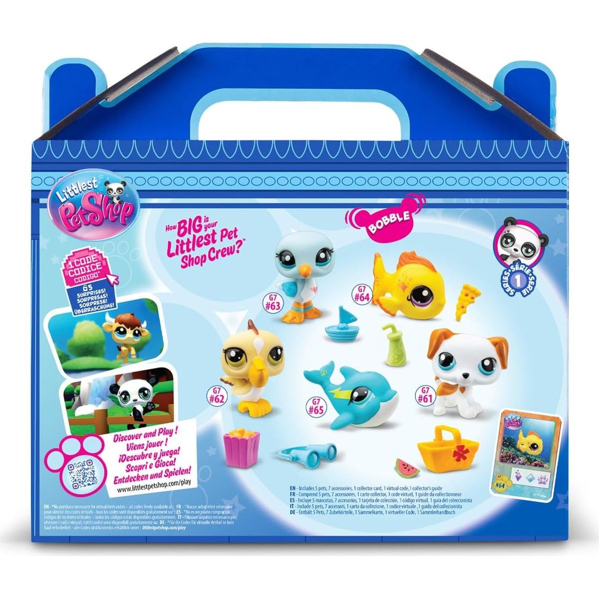 Littlest Pet Shop 5 figurek Pláž