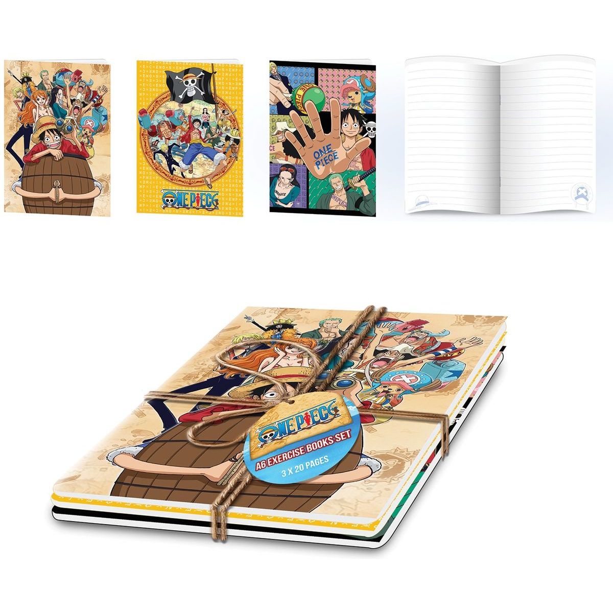 Pyramid International One Piece Set sešitů A5 3 ks