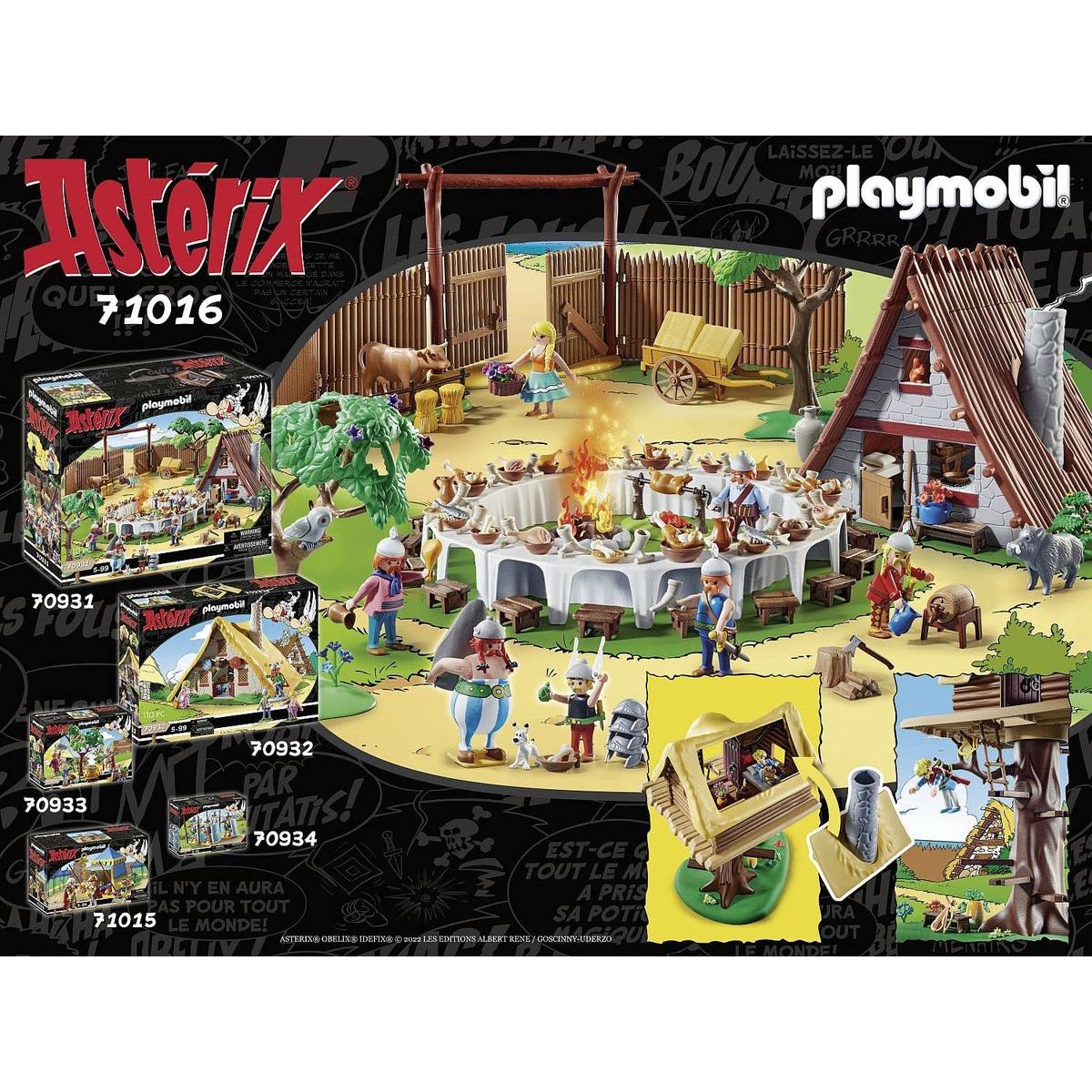 PLAYMOBIL® 71016 Asterix Trubadix a dům na stromě