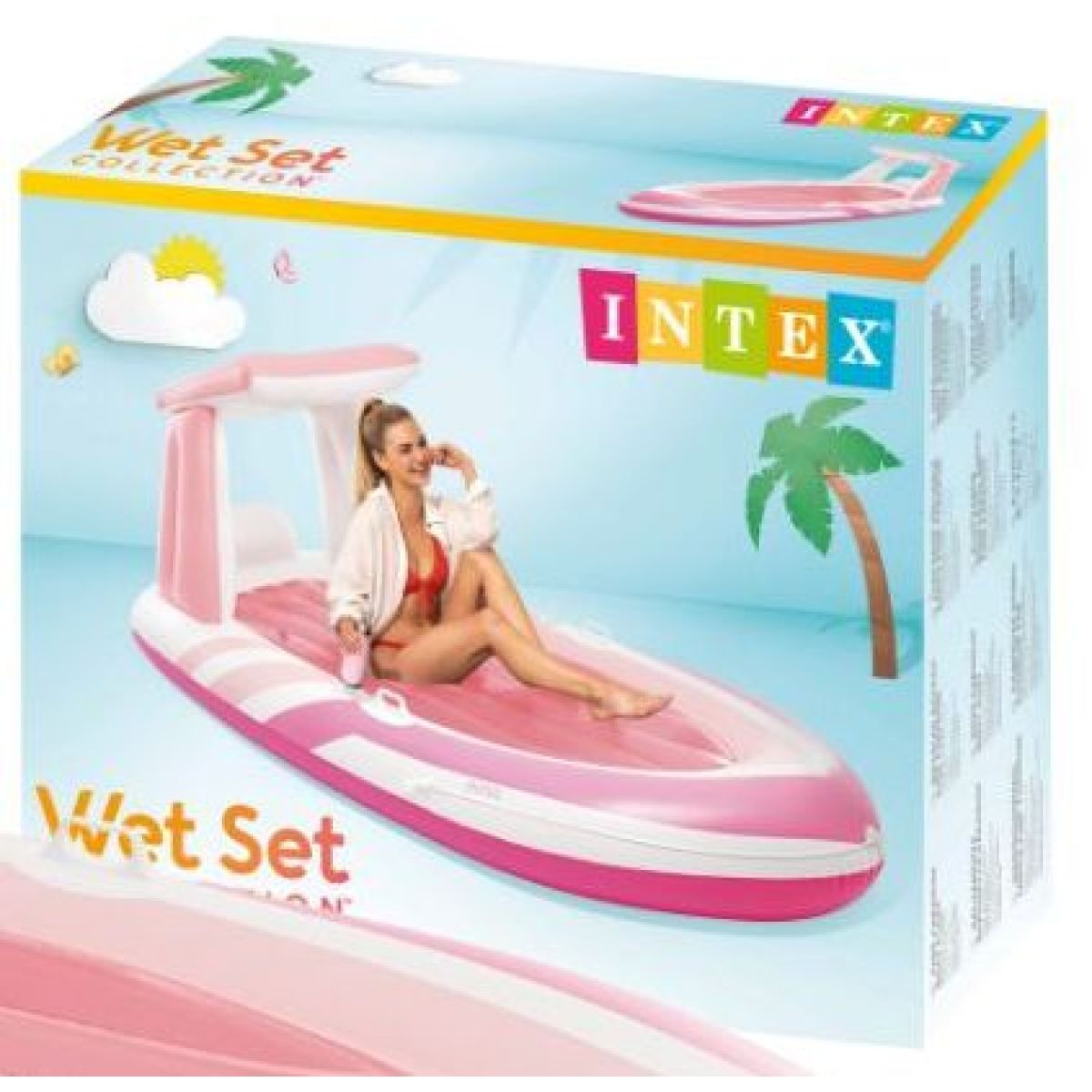 Intex 57804 Lehátko nafukovací se stříškou