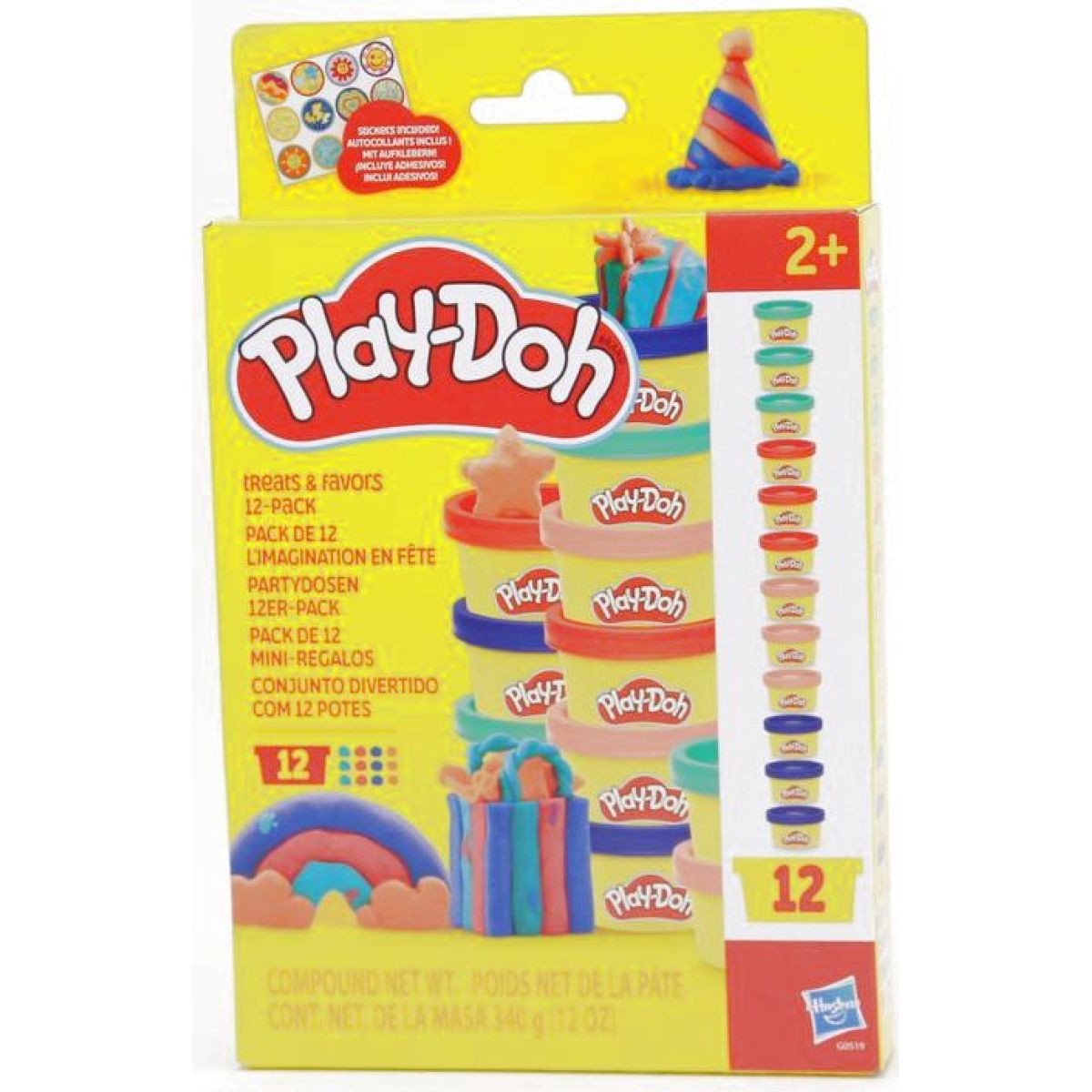 Hasbro Play-Doh Sada 12 kelímků