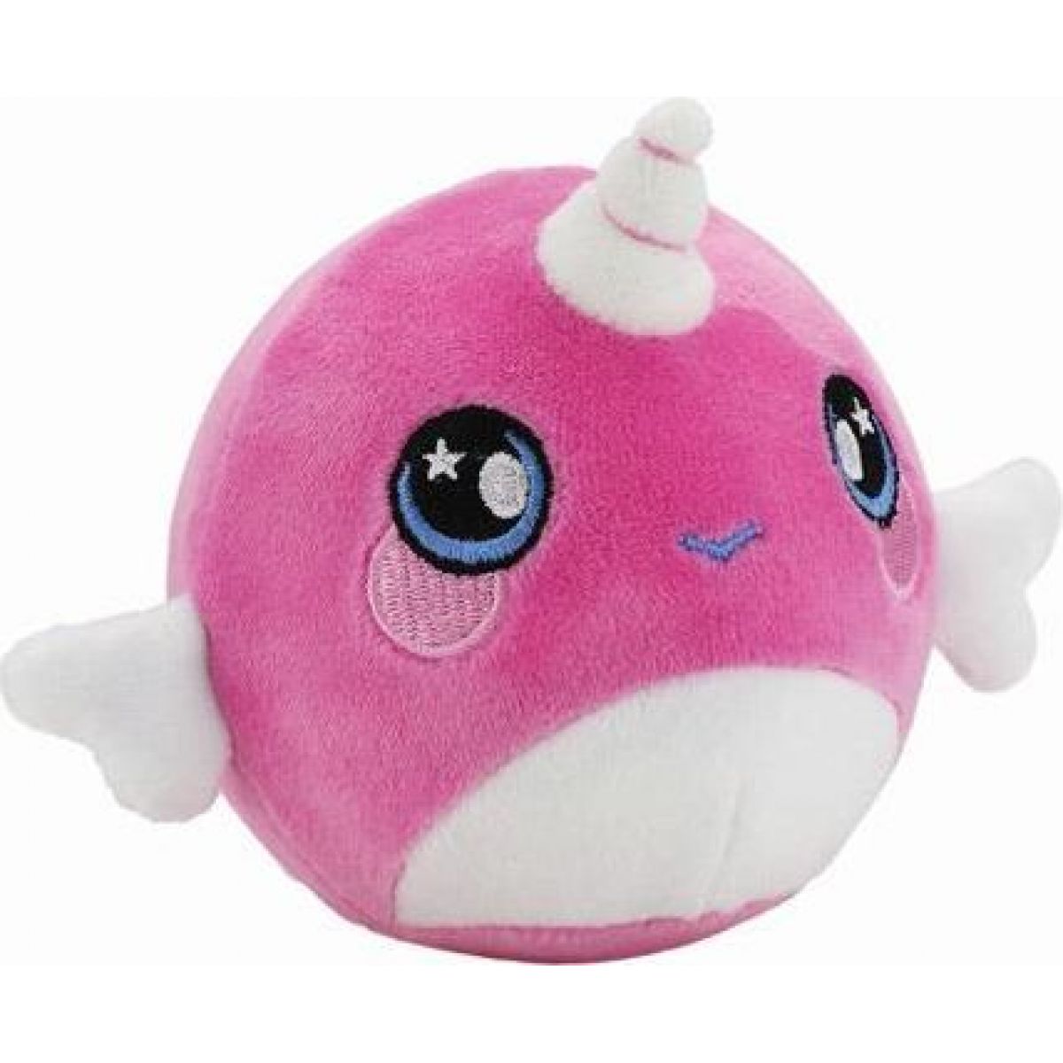 Squeezamals měkké plyšové zvířátko 9 cm Jednorožec růžový