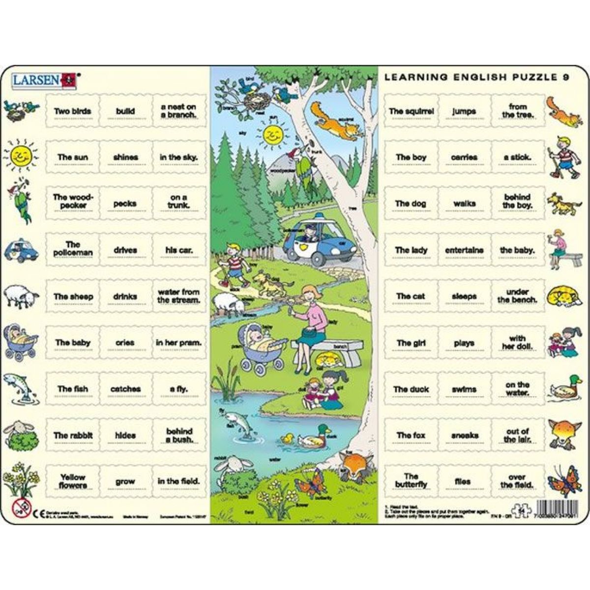 Larsen Puzzle Hodina angličtiny 9