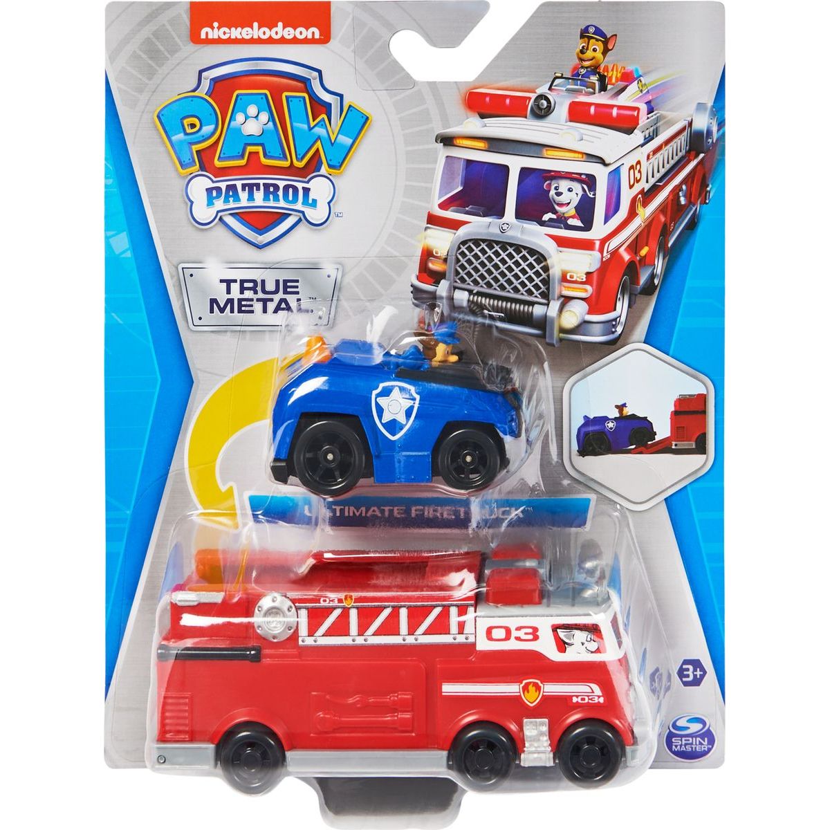 Spin Master Tlapková patrola Hasičský Vůz Die-Cast s autíčkem - Poškozený obal