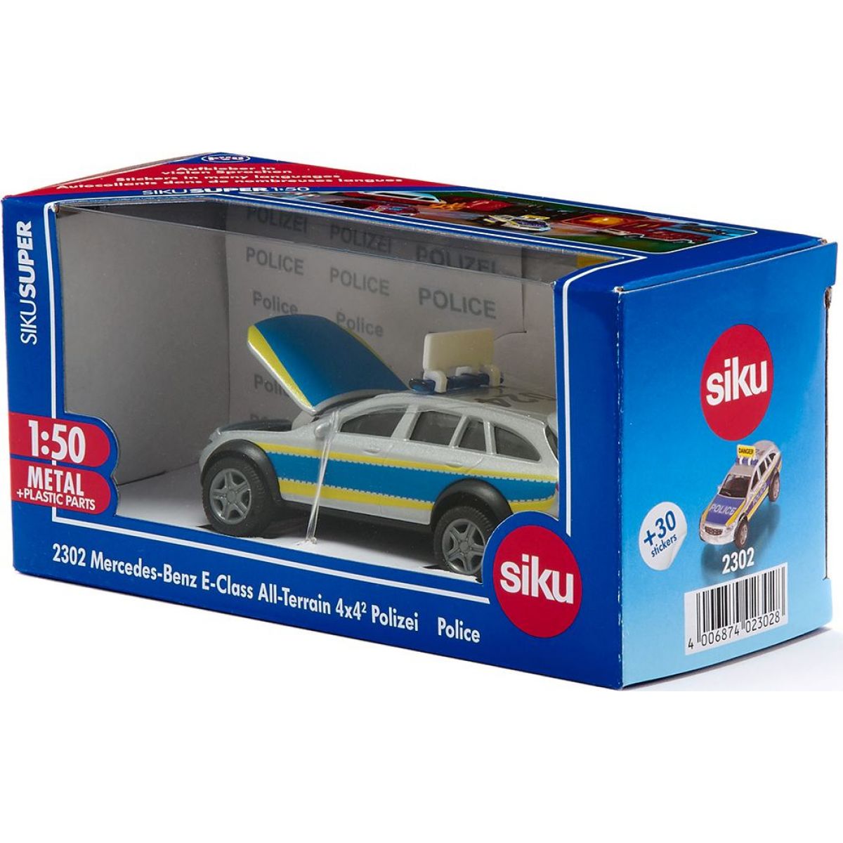 SIKU Super policejní Mercedes Benz E-Class All Terrain 4x4, 1:50