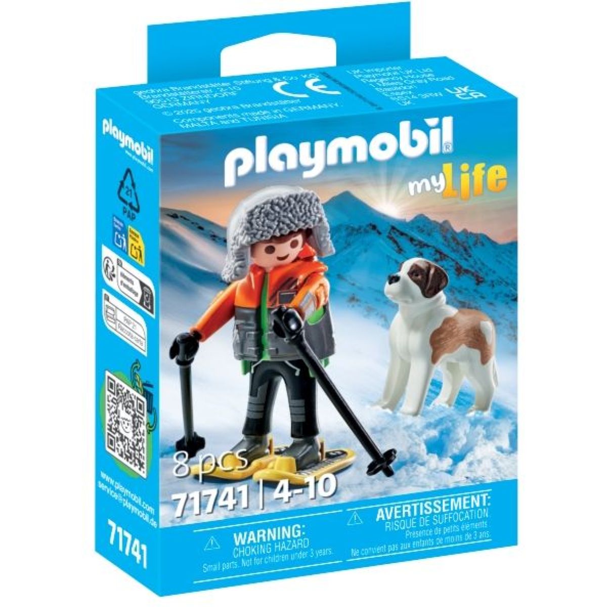 Playmobil P71741PMB Turista s bernardýnem