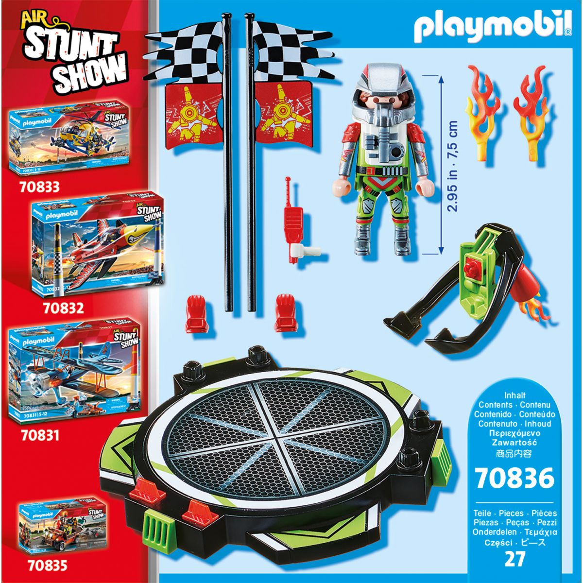 PLAYMOBIL® 70836 Air Stuntshow Letec s Jetpackem