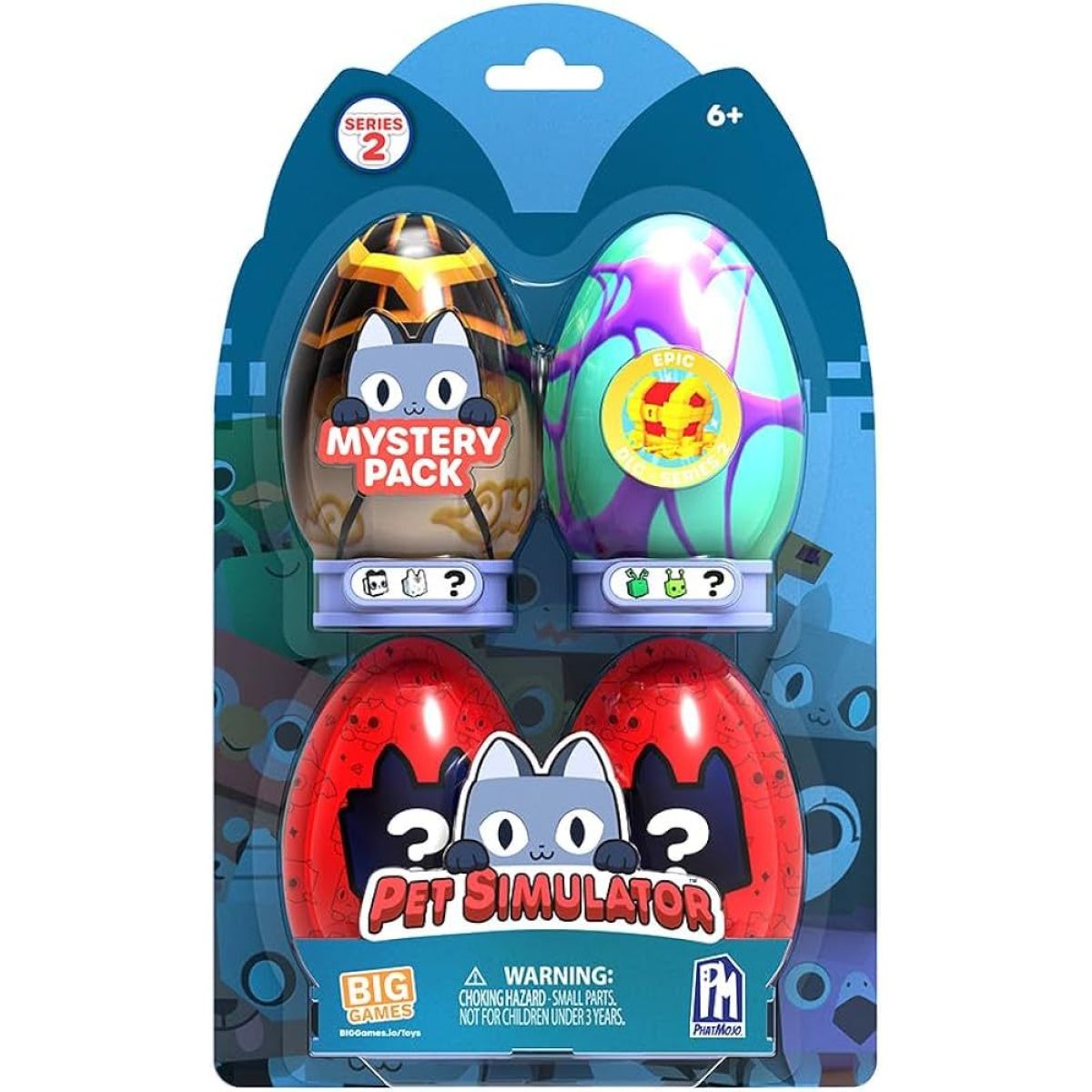 Vajíčka s figurkami Pet simulator 4 ks