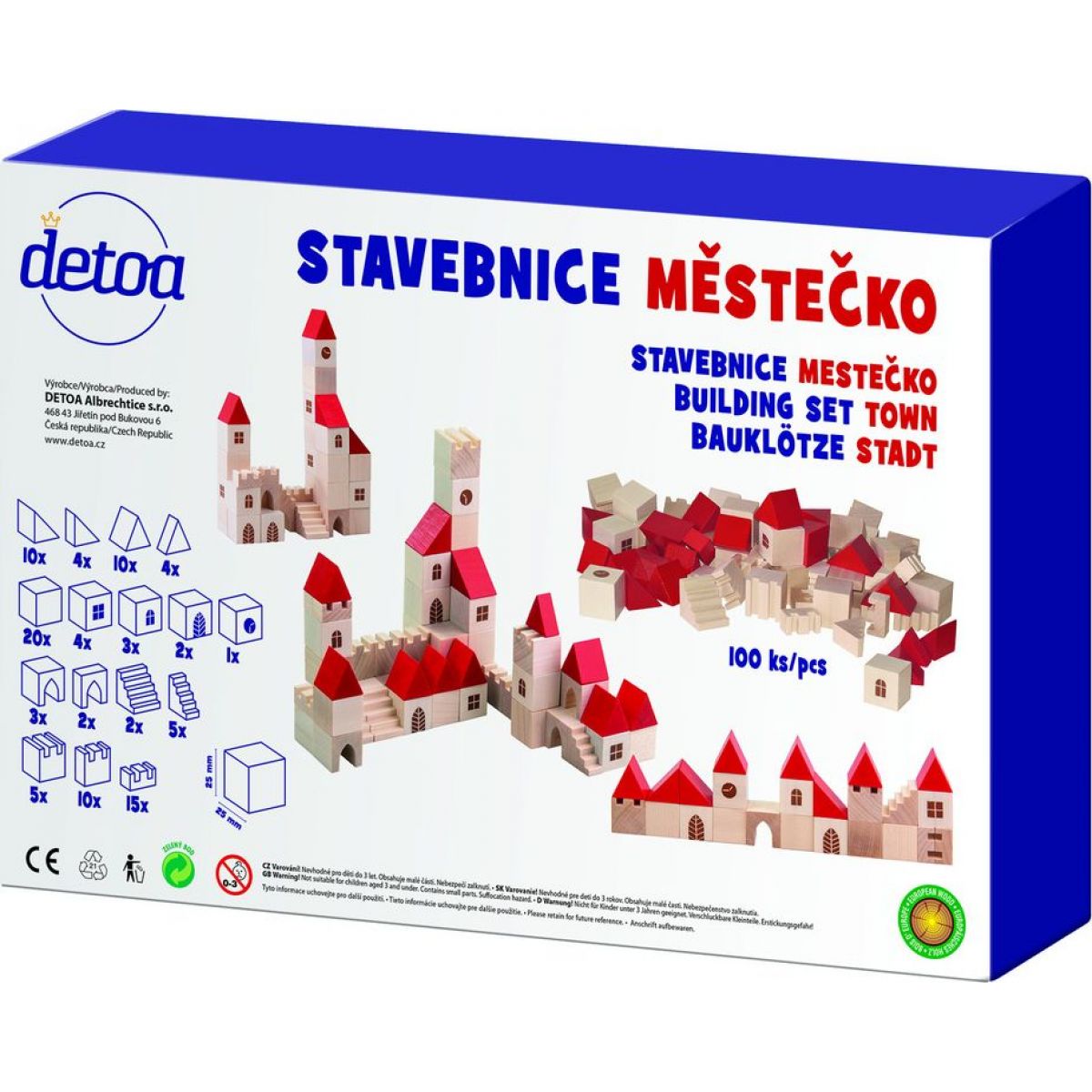 Detoa Stavebnice městečko