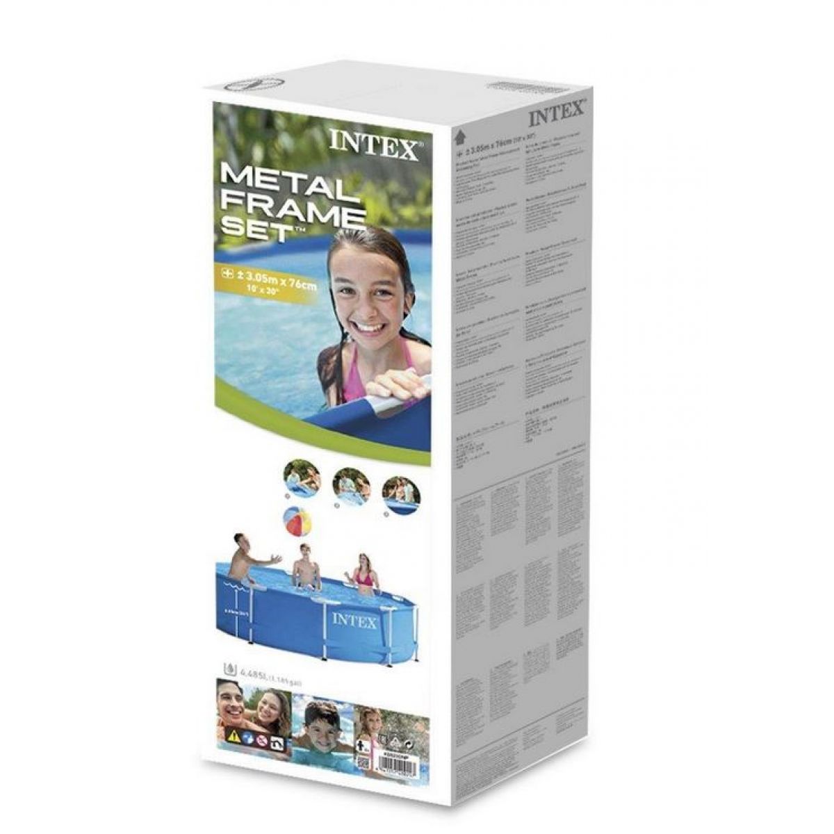 Intex 28200 Bazén kruhový s konstrukcí 305 x 76cm - Poškozený obal