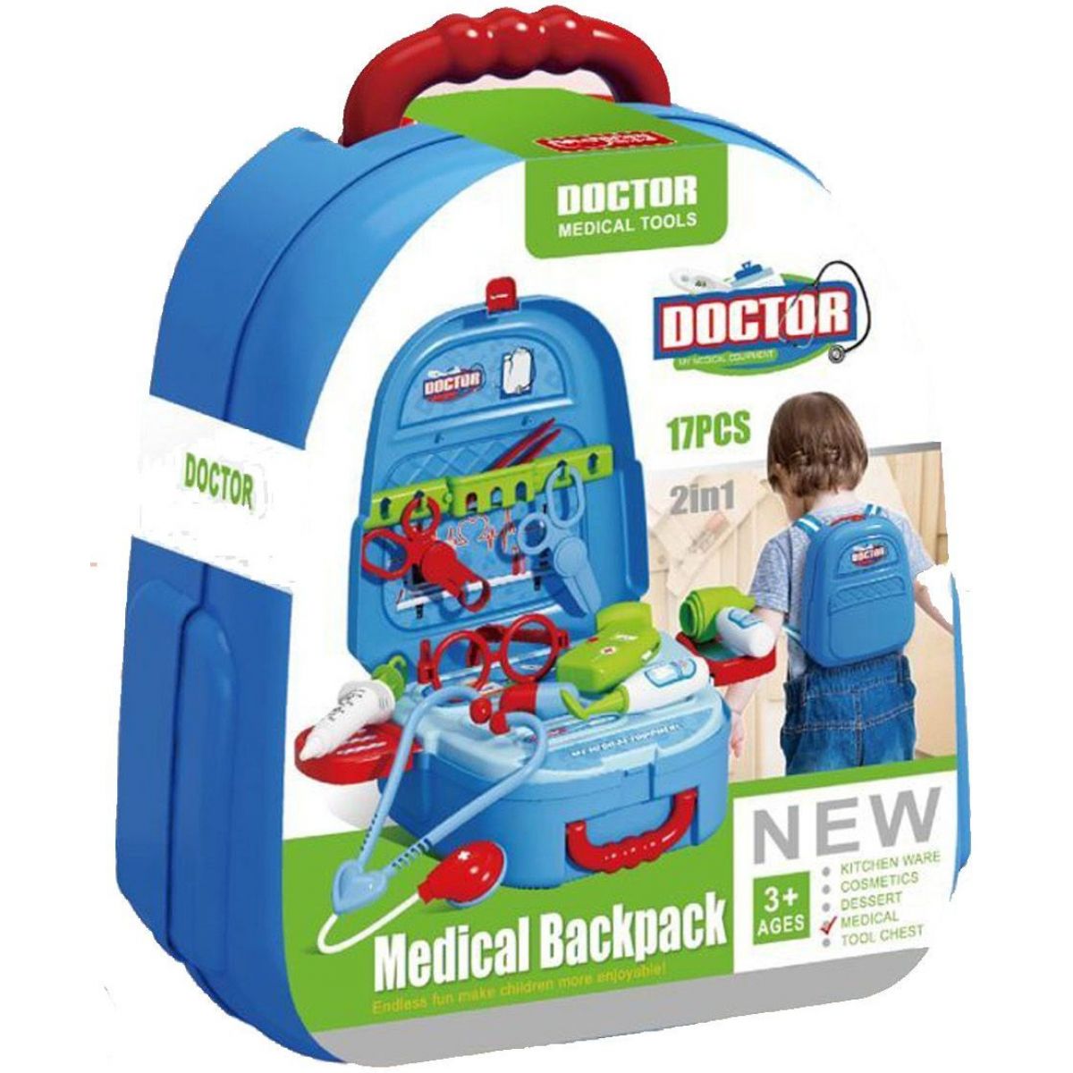 Alltoys Doktorský set 17 ks batůžek