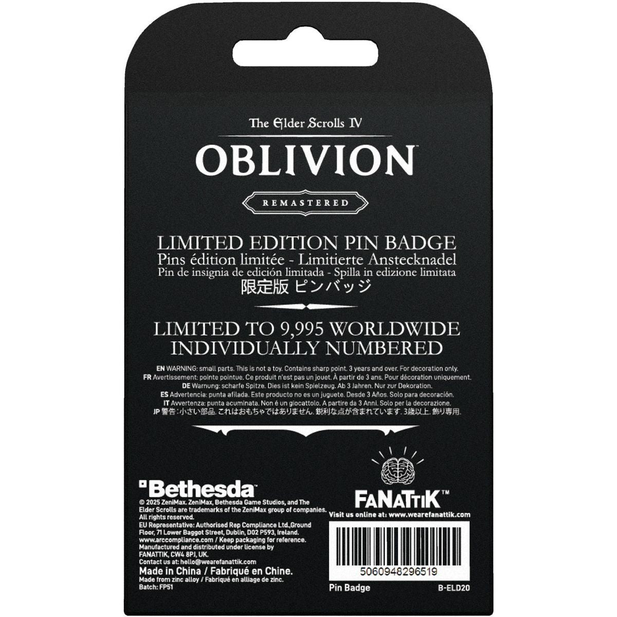 Fanatik The Elder Scrolls IV: Oblivion Adoring pin