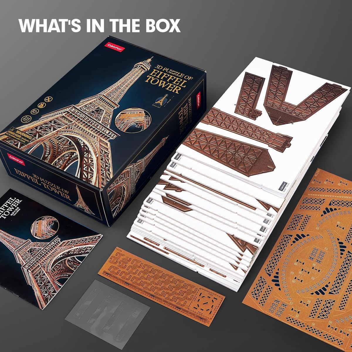 CubicFun 3D puzzle Eiffelova věž 97 cm 314 dílků