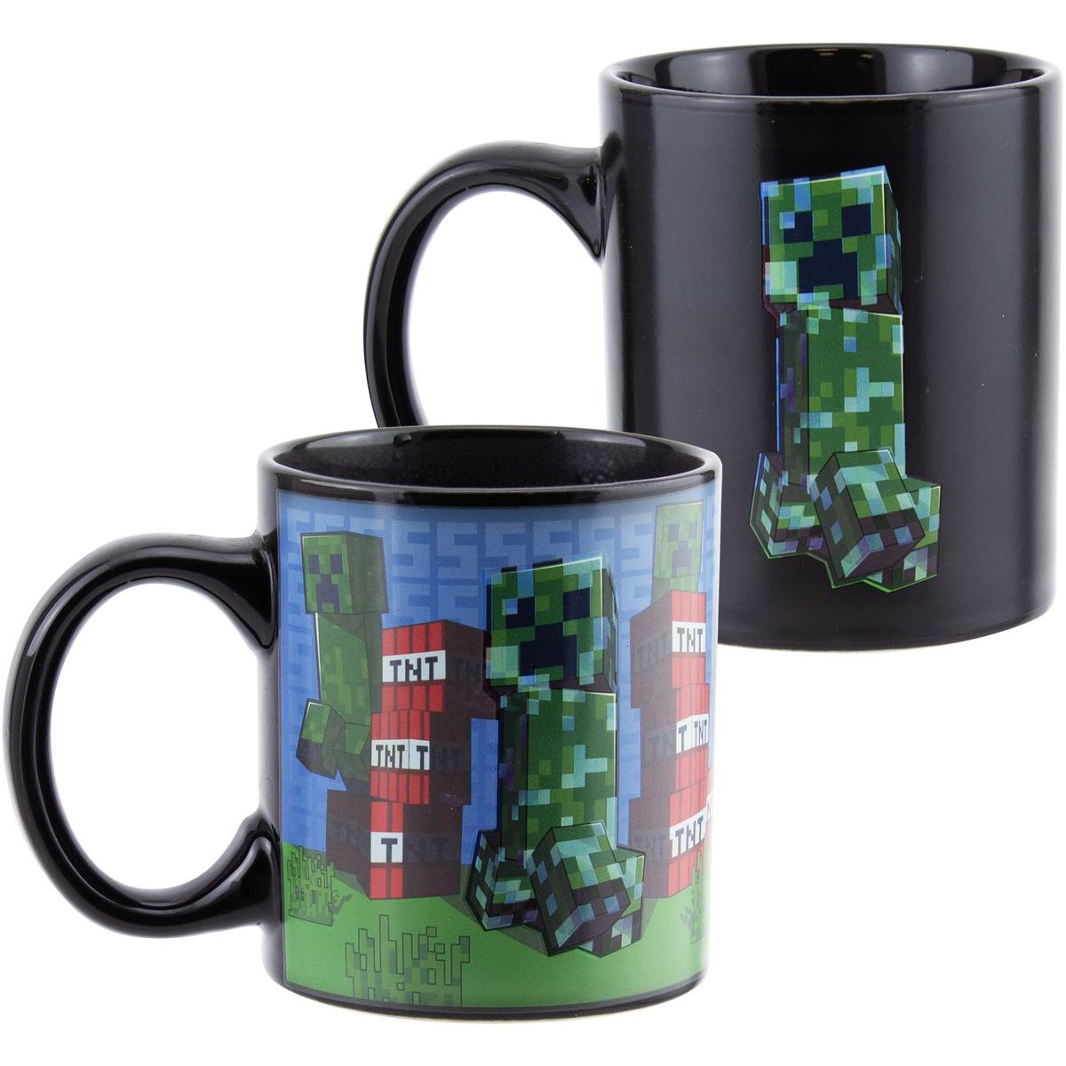 Hrnek měnící Minecraft Creeper 315 ml