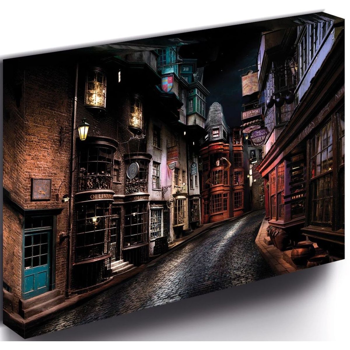Pyramid International Harry Potter Obraz LED svítící Příčná ulice 30x40 cm