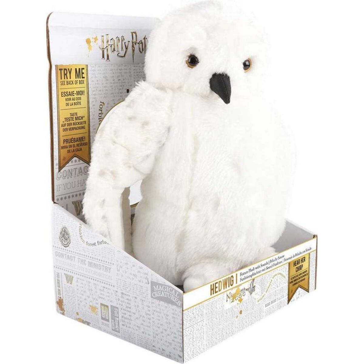 Epee Interaktivní plyšová sova Hedvika Harry Potter 30 cm zvukové efekty