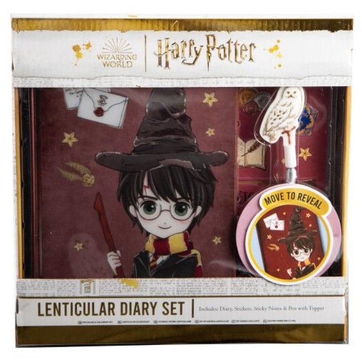 RMS Deník sada Harry Potter Lenticular