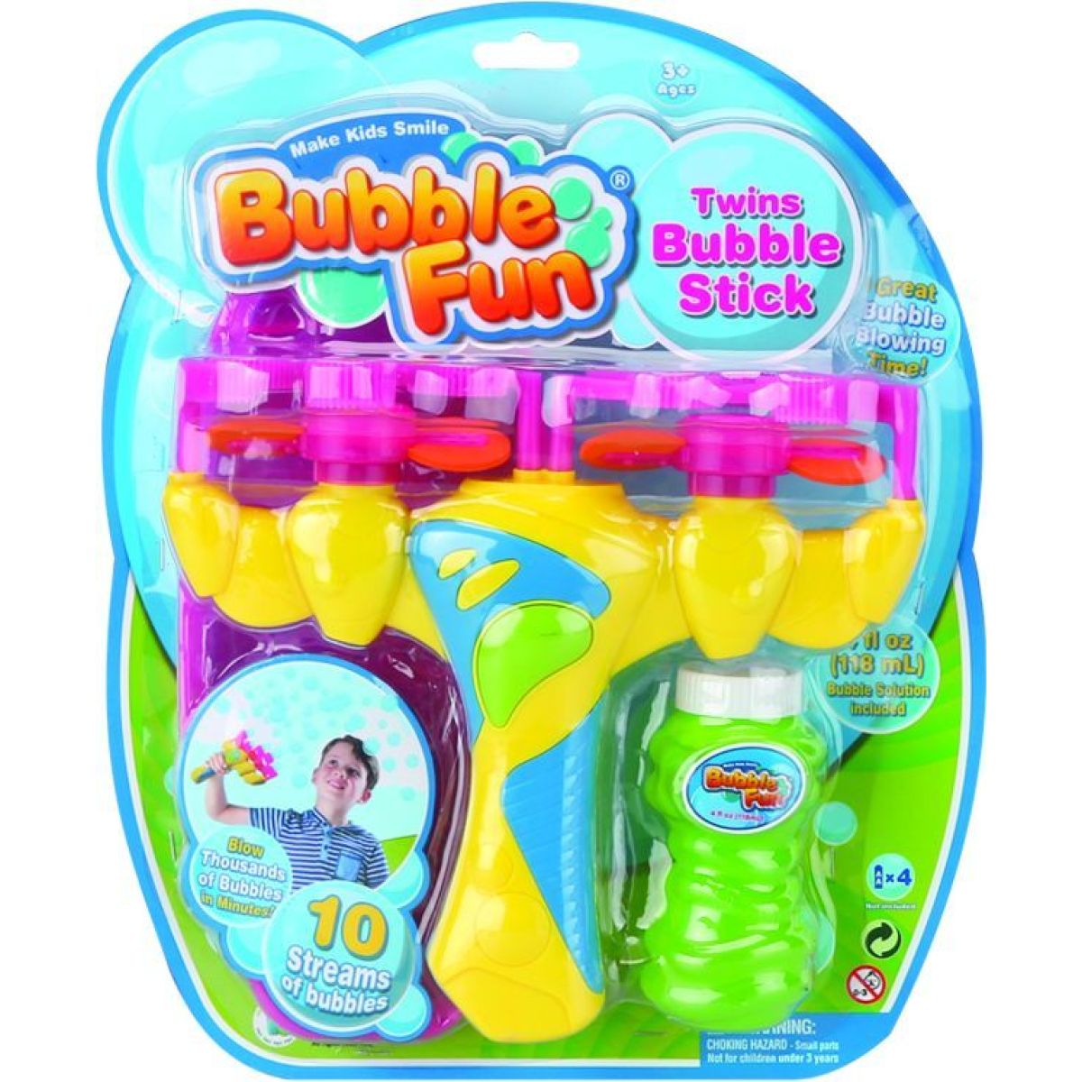 Bublifuk Double Twinjet s náplní 118 ml