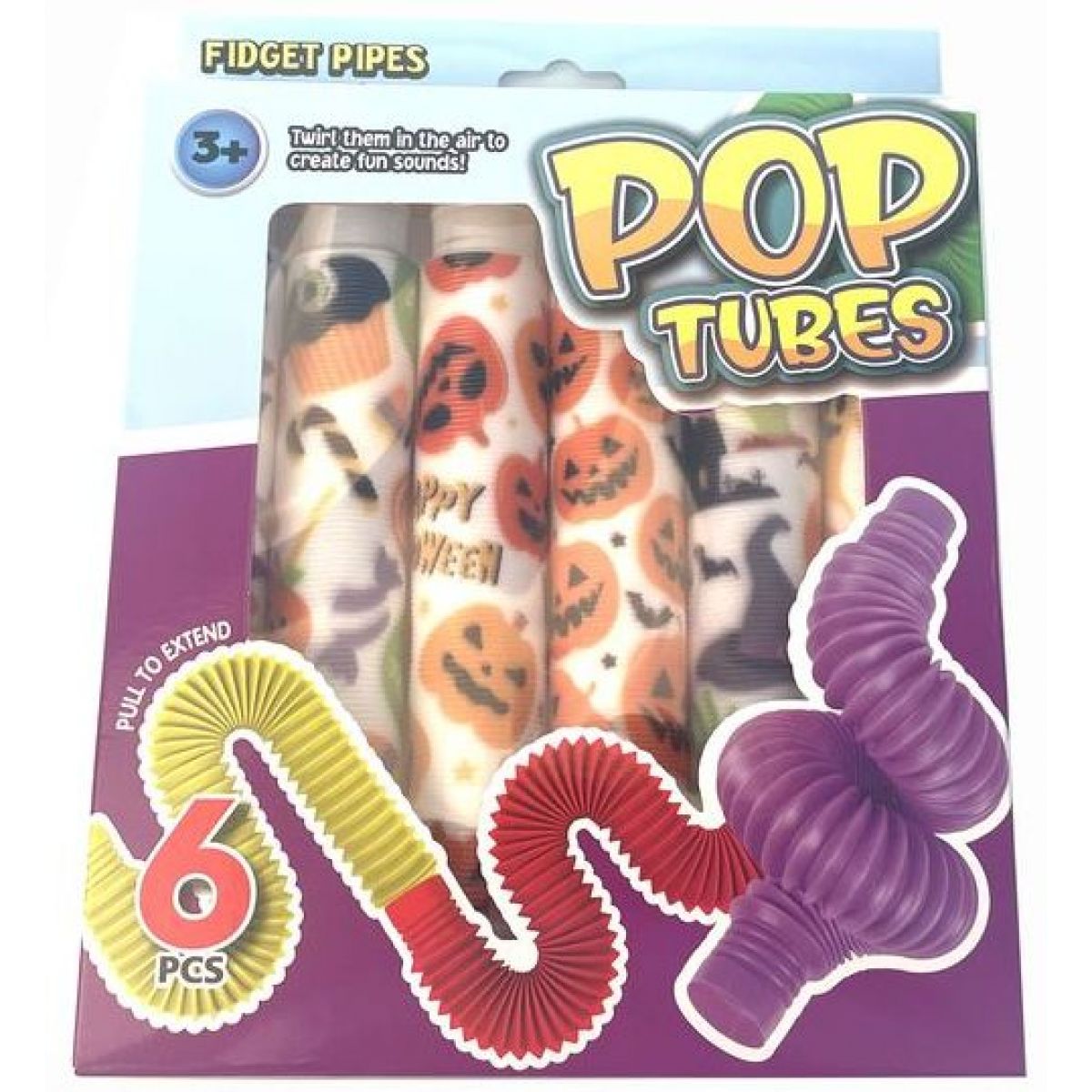 Alltoys Fidget trubička se světelným efektem