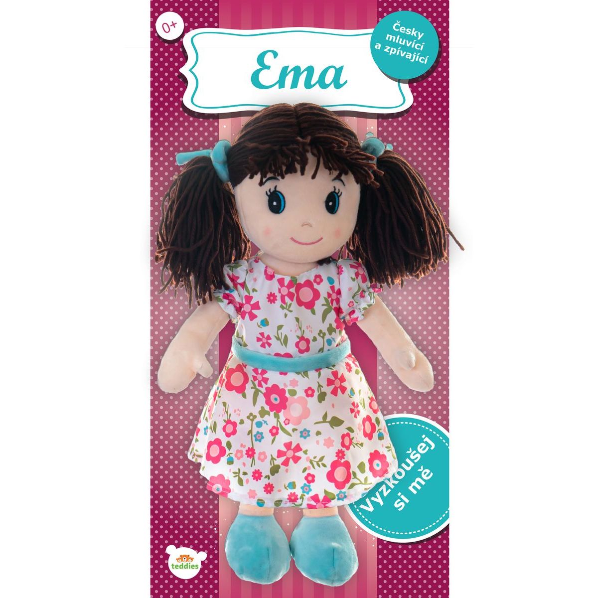 Panenka Ema plyšová 40 cm se zvukem