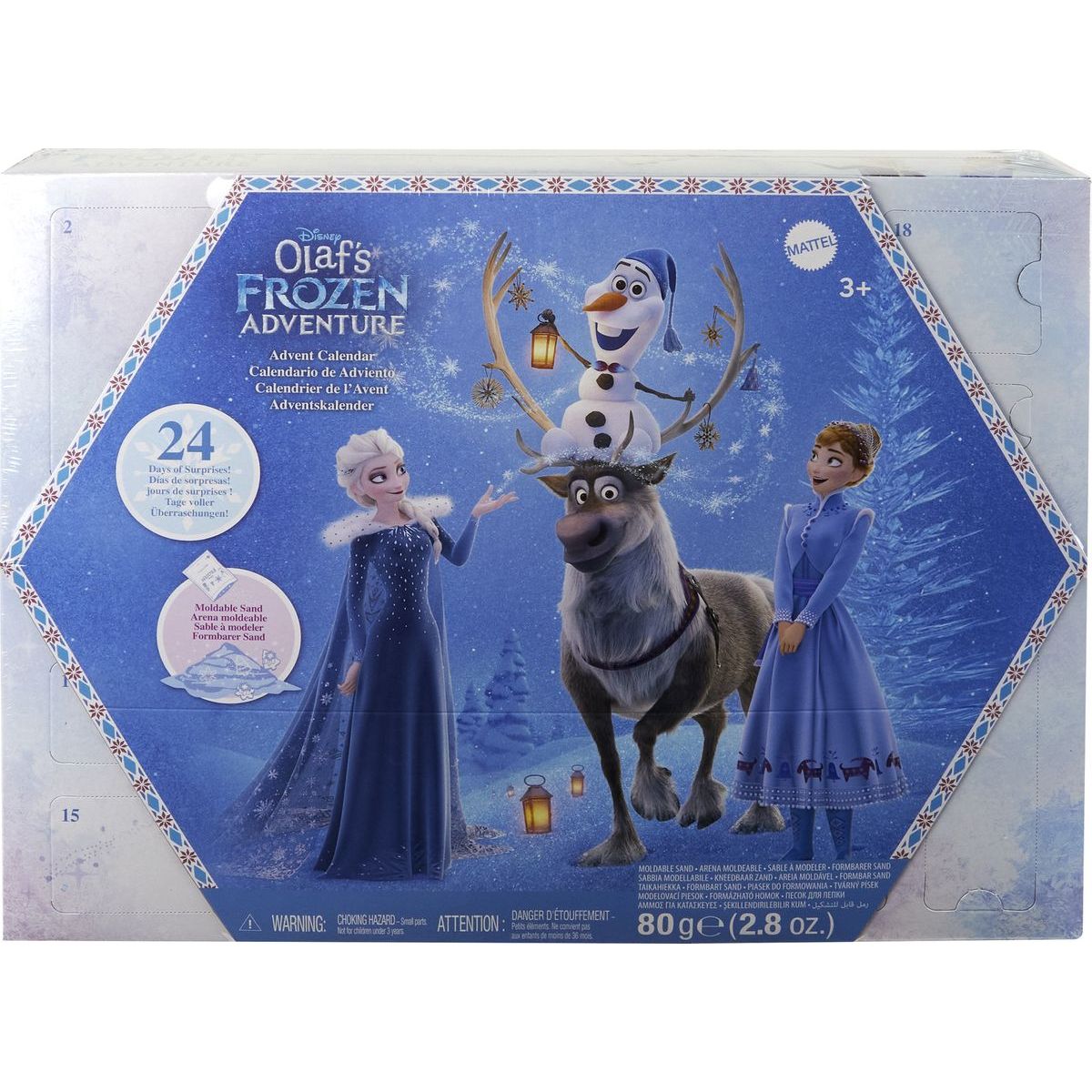 Mattel Frozen Adventní kalendář s malými panenkami