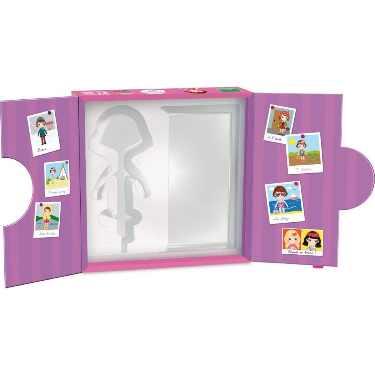 Vilac Puzzle magnetické dřevěné Oblékání Chloe 37 dílků