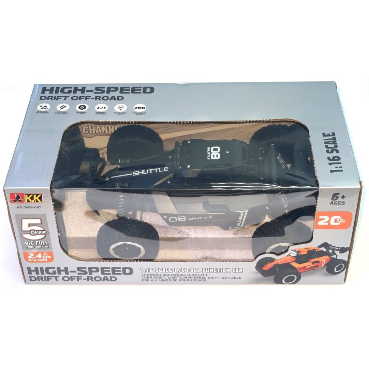 Alltoys RC auto 1:16 - 2.4G černé