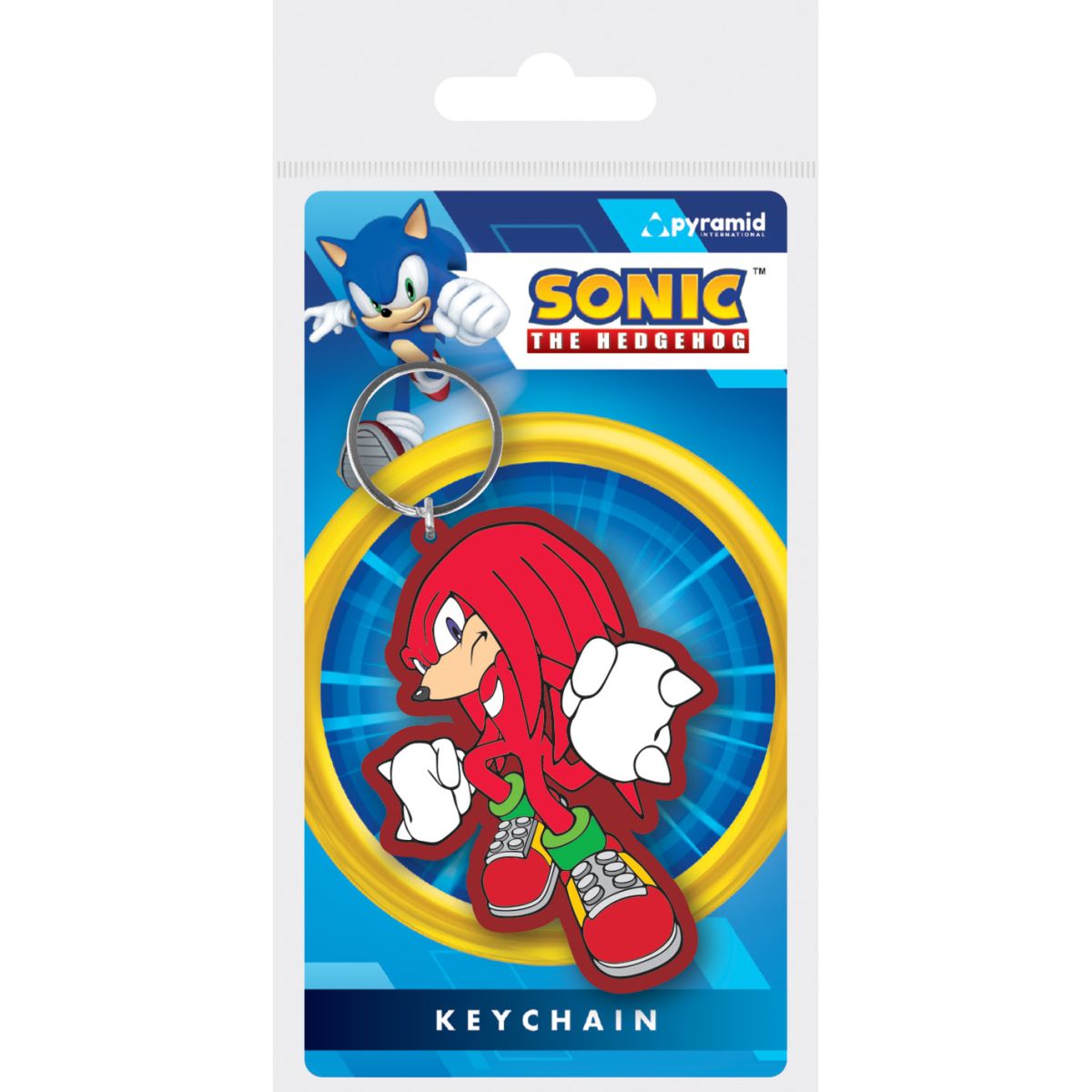 Pyramid International Sonic Gumová klíčenka Knuckles