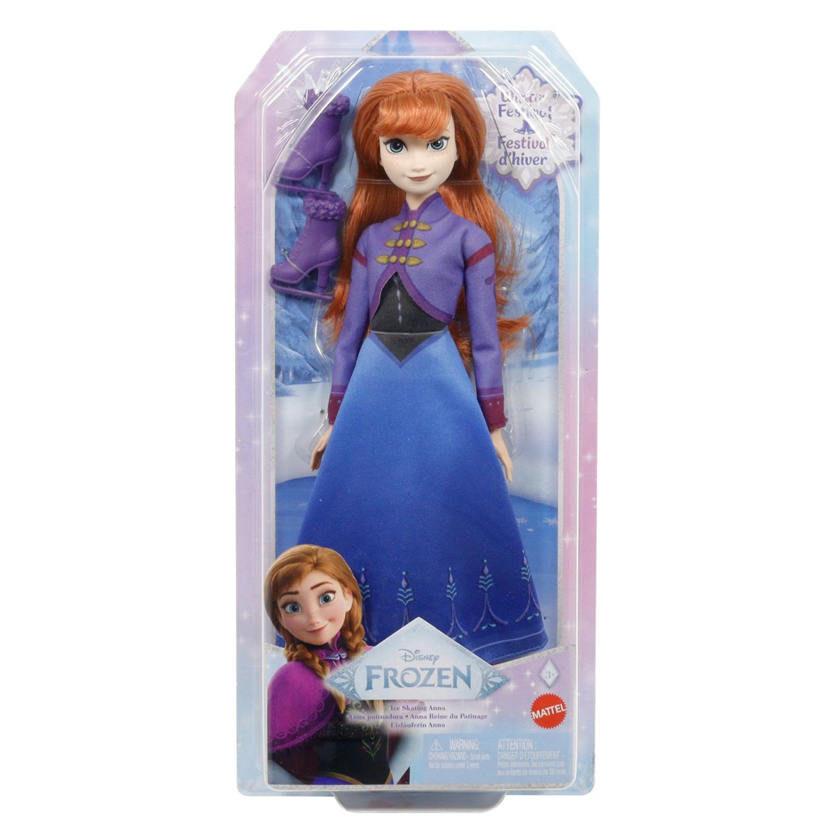 Frozen Panenka Anna na bruslích