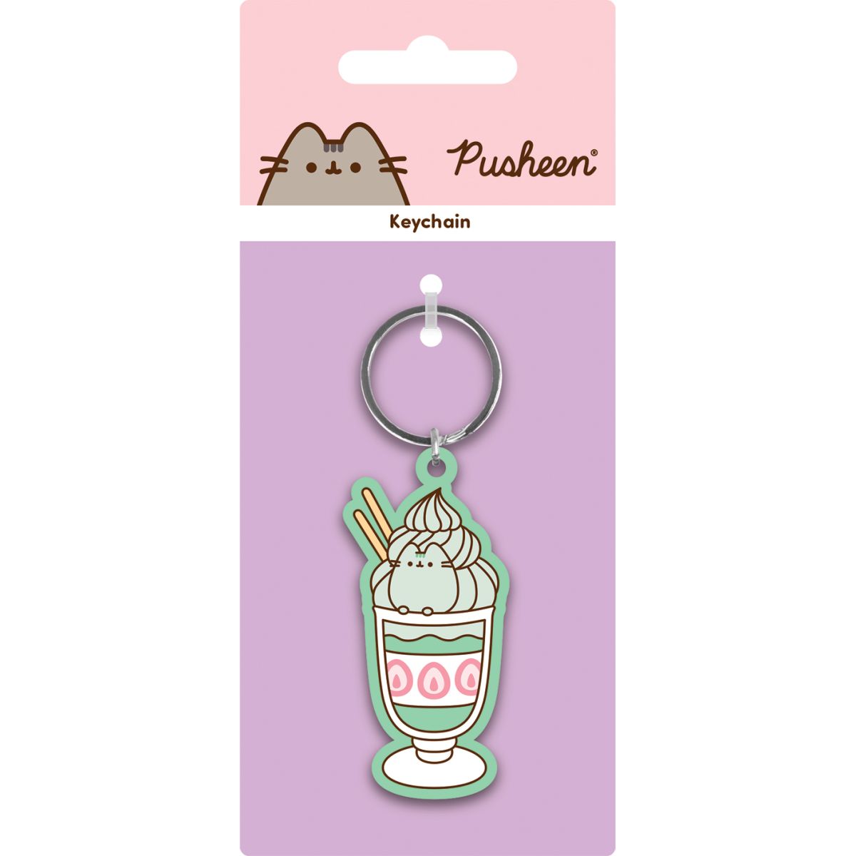 Pusheen klíčenka - Matcha
