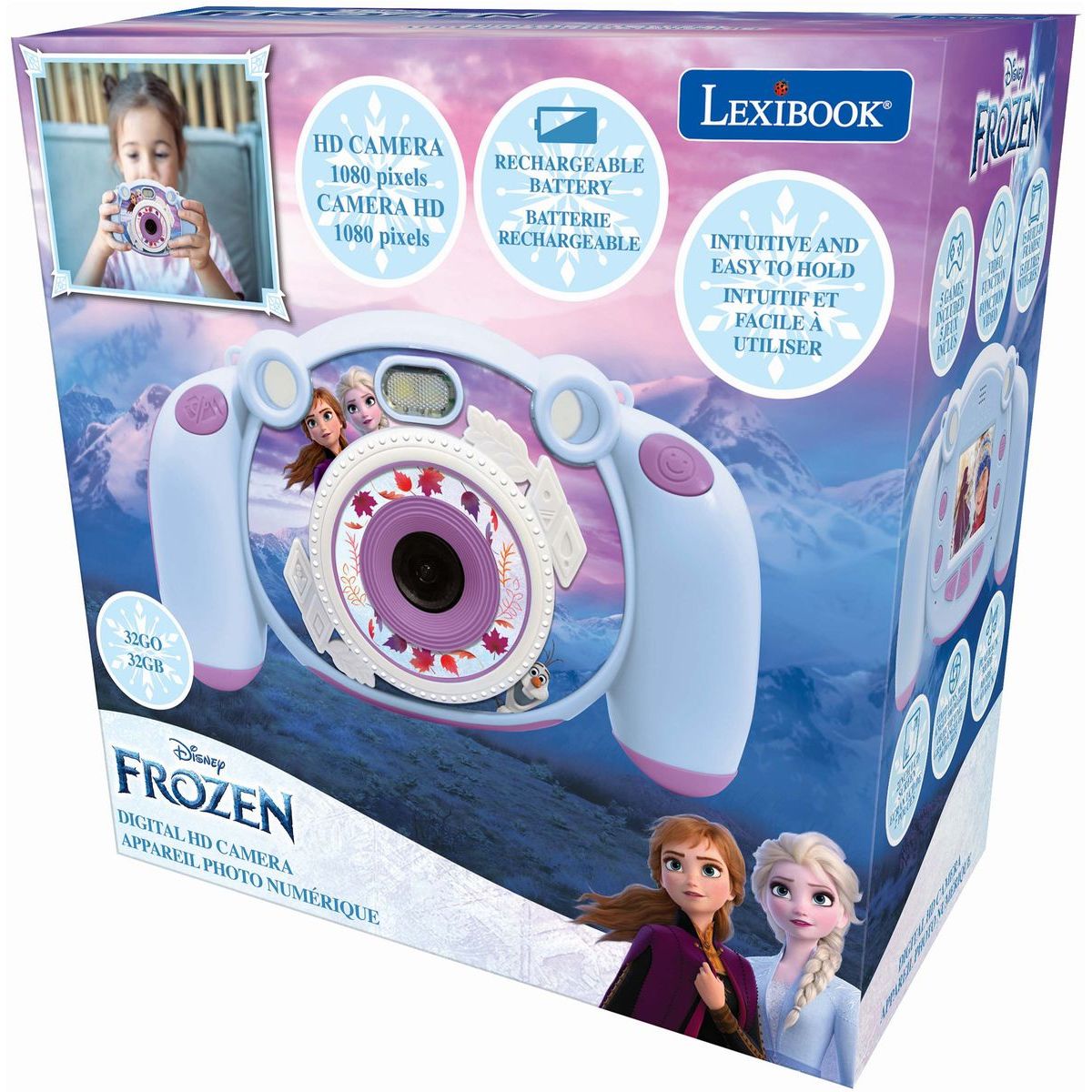 Lexibook HD kamera a fotoaparát v jednom Ledové království