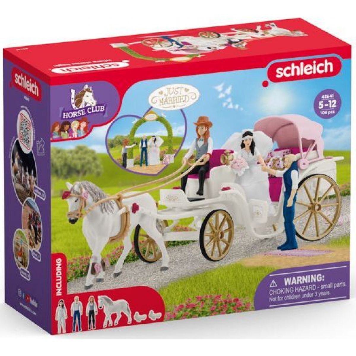 Schleich 42641 Svatební kočár a příslušenství
