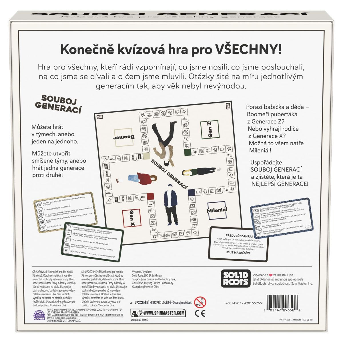 Hra Souboj Generací