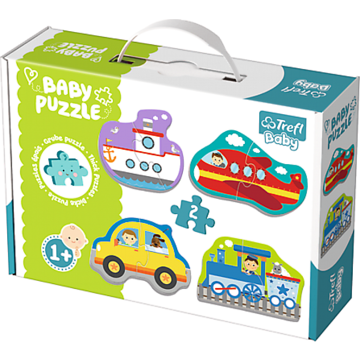 Trefl Puzzle Baby Classic Dopravní prostředky 8 dílků