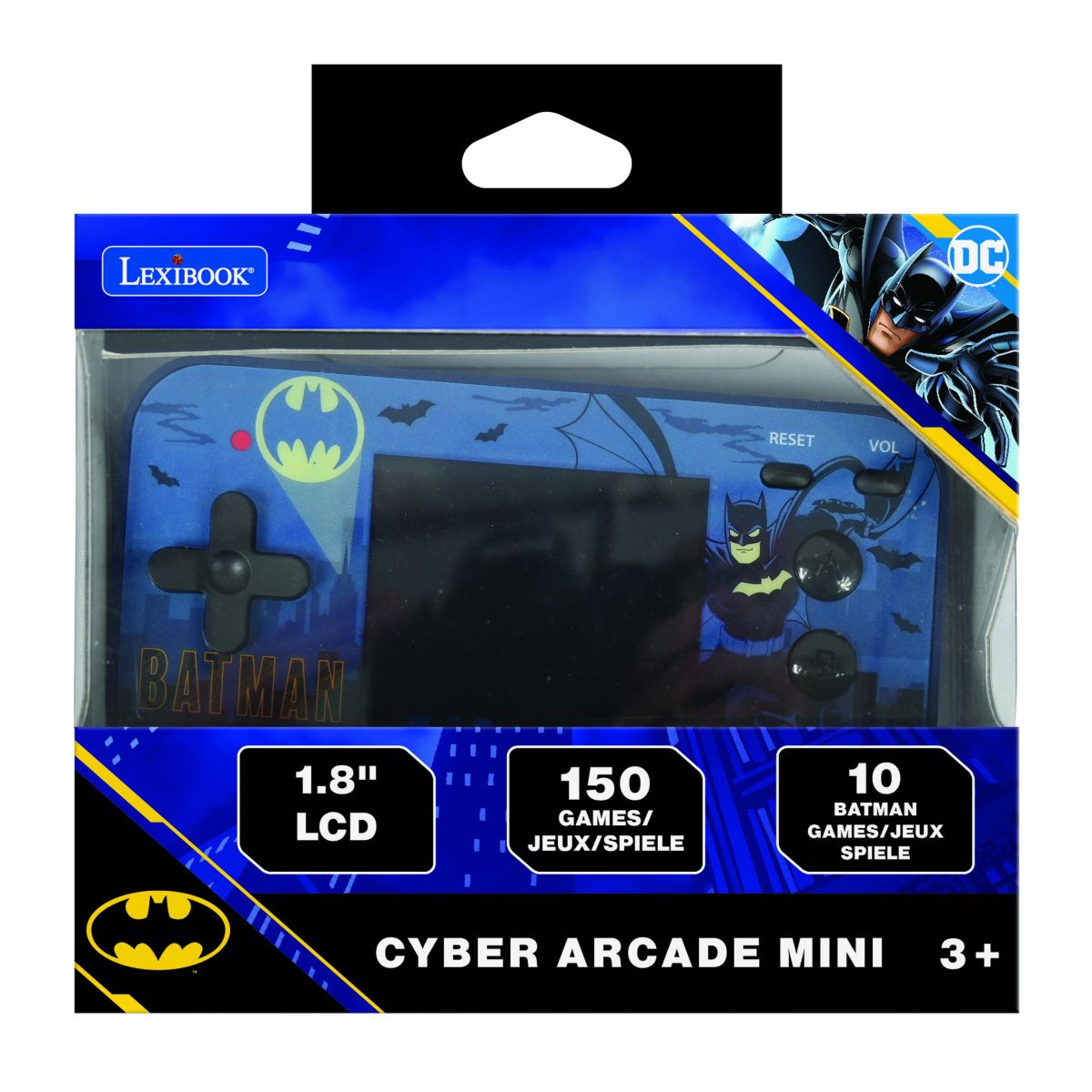 Lexibook Kapesní herní konzole Batman s 1,8'' obrazovkou 150 her
