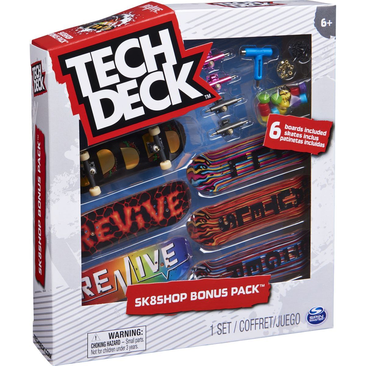 Tech Deck Skateshop 6 ks s příslušenstvím Revive
